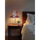 Rosewood Red Hydrangea Floral Modern Fabric Lampshades