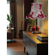 Rosewood Red Hydrangea Floral Modern Fabric Lampshades