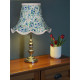 Blue Floral Modern Fabric Scalloped Lampshades