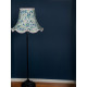 Blue Floral Modern Fabric Scalloped Lampshades