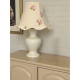 Cream Bouquet Floral Modern Fabric Lampshade