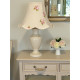 Cream Bouquet Floral Modern Fabric Lampshade