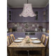Lilac Floral Modern Fabric Lampshades