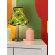 Green Retro Floral Modern Fabric Scalloped Bottom Lampshades