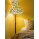 White Sunflower Fabric Lampshades