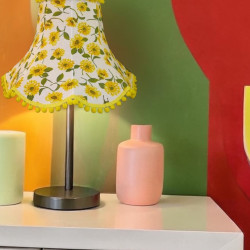 Yellow Sunflower Fabric Lampshades