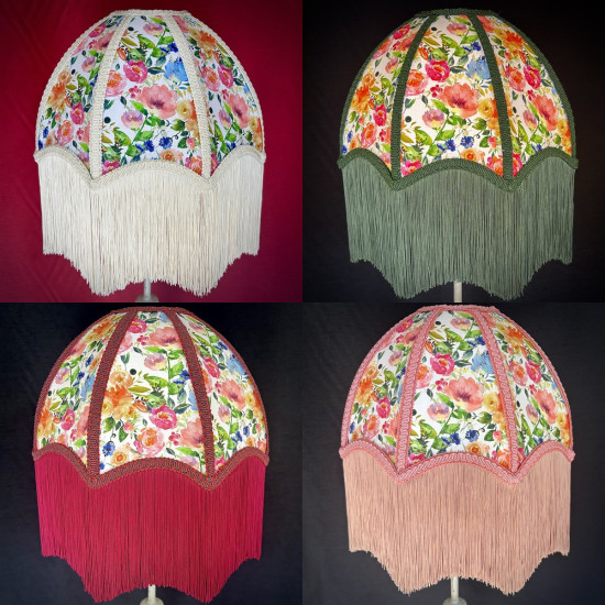 Vibrant Floral Parachute Lampshade