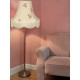 Cream Bouquet Floral Scalloped Fabric Lampshades