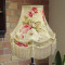 Chintz Floral Cream Fabric Double Scallop Lampshade
