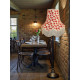 Cream Poppy Scalloped Fabric Lampshades