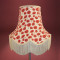 Cream Poppy Scalloped Fabric Lampshades