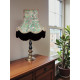 Grey and Black Floral Fabric Lampshades