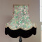Grey and Black Floral Fabric Lampshades