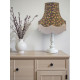 Grey Floral Fabric Lampshades