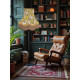 Mustard Floral Gold Fabric Lampshades