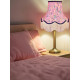 Pink and Navy Blue Floral Fabric Lampshades