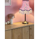 Pink and Navy Blue Floral Fabric Lampshades