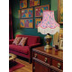 Pink Floral Fabric Lampshades