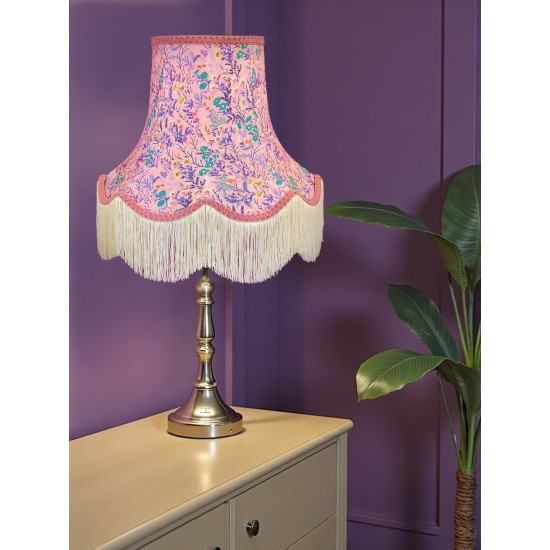 Pink Floral Fabric Lampshades