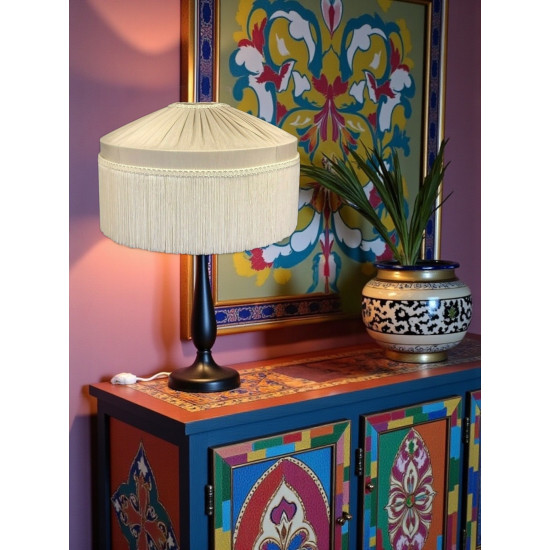 Oyster Gathered Tiffany Lampshades