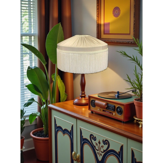 Oyster Gathered Tiffany Lampshades