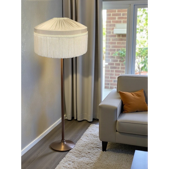 Oyster Gathered Tiffany Lampshades