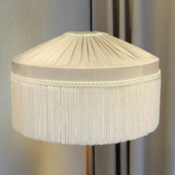 Oyster Gathered Tiffany Lampshades