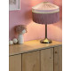 Pink Gathered Tiffany Lampshade