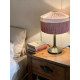 Pink Gathered Tiffany Lampshade