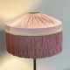 Pink Gathered Tiffany Lampshade