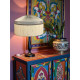 Silver Grey Gathered Tiffany Lampshades