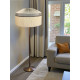 Silver Grey Gathered Tiffany Lampshades