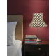 Black Gingham Check Modern Scalloped Fabric Lampshades