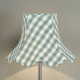 Harbour Blue Gingham Check Modern Fabric Lampshades Harbour Blue Gingham Check Modern Fabric Lampshades