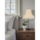 Natural Cream Gingham Check Fabric Lampshades