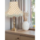 Natural Cream Gingham Check Fabric Lampshades