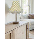 Pampas Green Gingham Check Fabric Lampshades