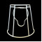 Half Shade Candle Frame