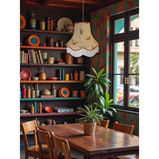 Pheasant Design Fabric Lampshades