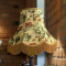 Sanderson Tally Ho Hunting Scene Fabric Scalloped Bottom Lampshades
