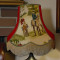 Tally Ho Hunting Scene Rosso Fabric Lampshades