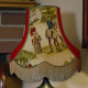 Tally Ho Hunting Scene Rosso Fabric Lampshades