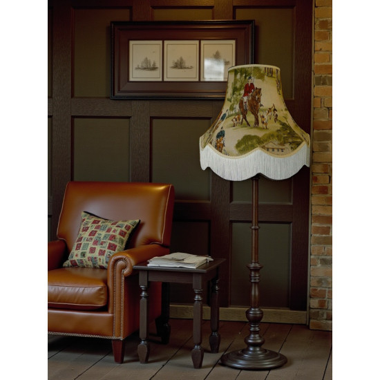 Tally Ho Hunting Scene Fabric Lampshades