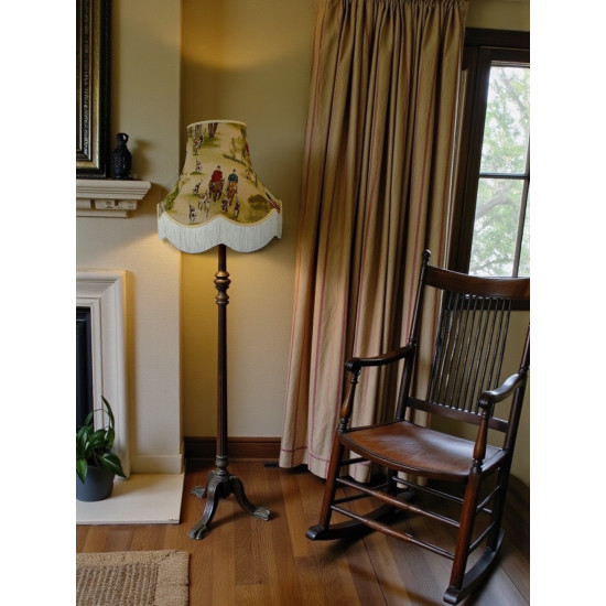 Tally Ho Hunting Scene Fabric Lampshades