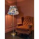 Oriental Koi Carp and Orange Fabric Tapered Empire Lampshade