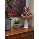 Oriental Black and Gold Koi Carp Fabric Lampshades