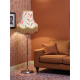 Oriental Ivory and Gold Koi Carp Fabric Lampshades