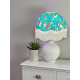 Oriental Jade Koi Carp Dome Fabric Lampshade