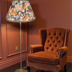 Oriental Koi Carp Fabric Tapered Empire Lampshades