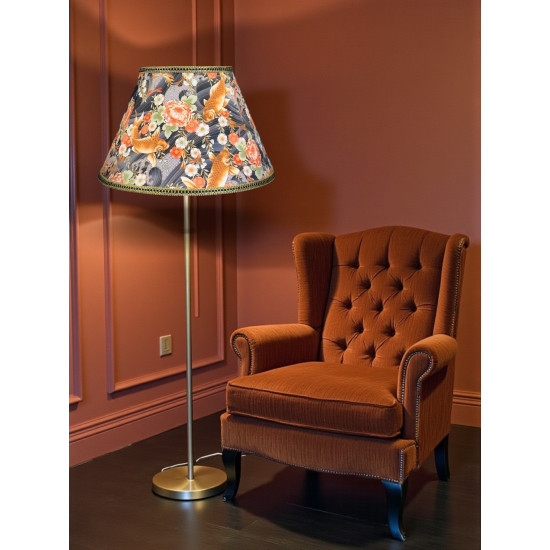 Oriental Koi Carp Fabric Tapered Empire Lampshades